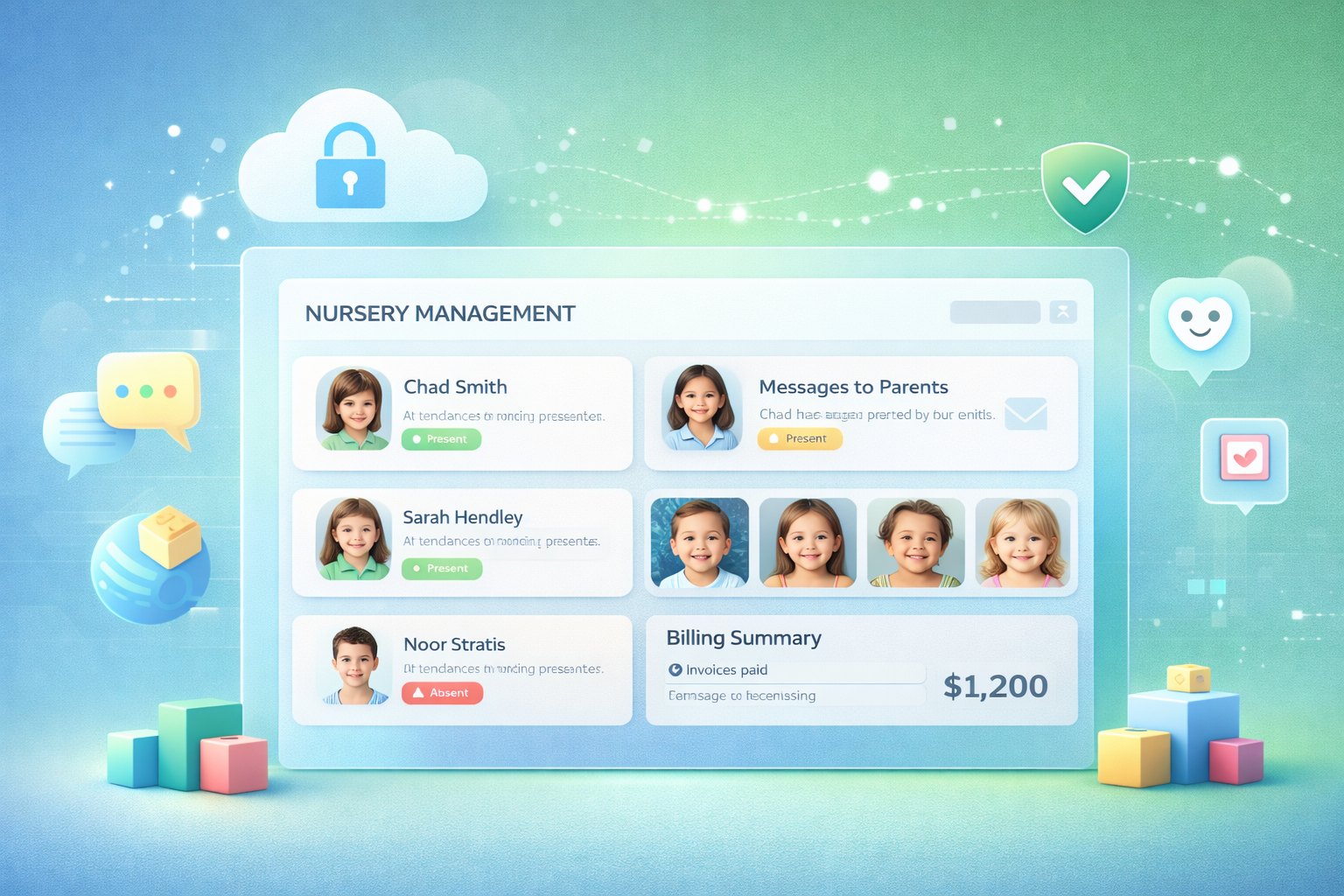 نظام إدارة الحضانات Screenshot 3